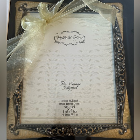 Sheffield Home Vintage Collection Photo Frames Austrian Crystals - Picture 2 of 8